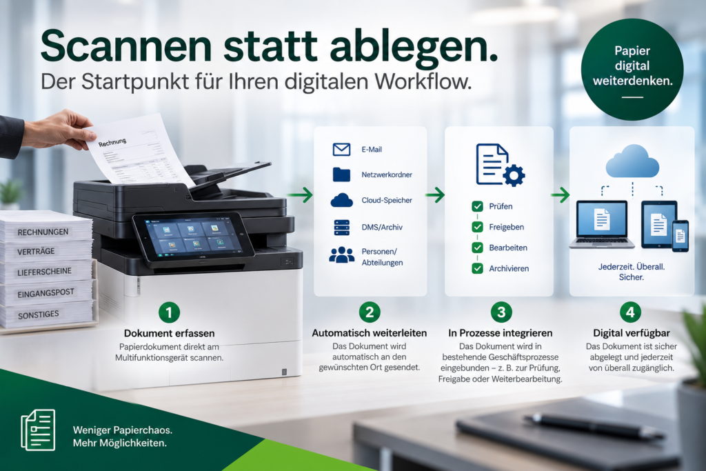 Scannen statt ablegen